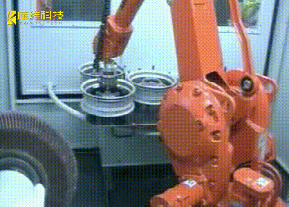 輪轂自動(dòng)打磨機械手